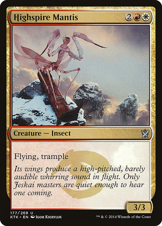 Highspire Mantis [Khans of Tarkir] Foil