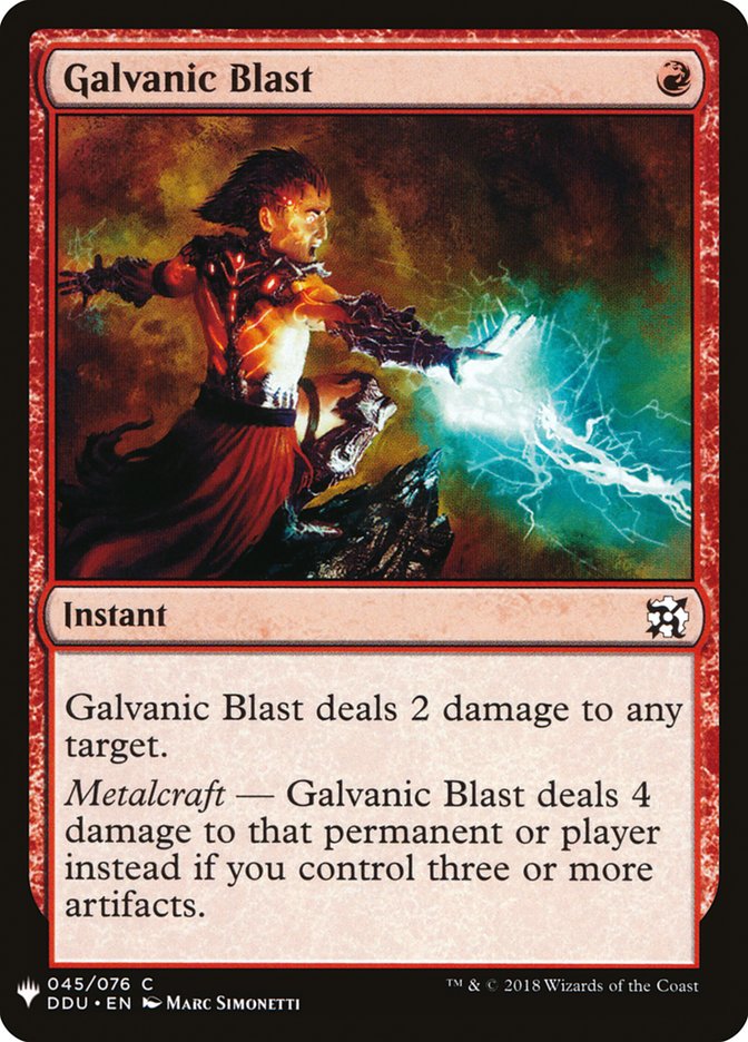 Galvanic Blast [Mystery Booster] | Silver Goblin