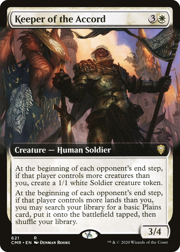 Keeper of the Accord (Extended Art) (621) Foil - Commander Legends