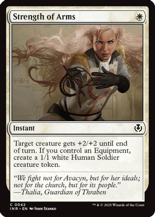 Strength of Arms (INR042) Foil - Innistrad Remastered | Silver Goblin