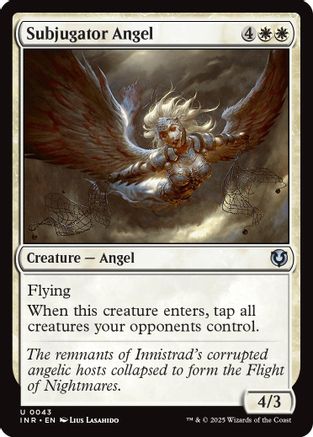 Subjugator Angel (INR043)  - Innistrad Remastered | Silver Goblin