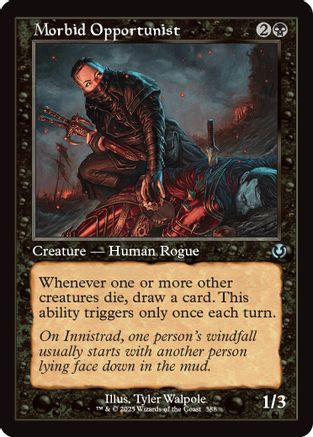 Morbid Opportunist (Retro Frame) Foil (388) - Innistrad Remastered