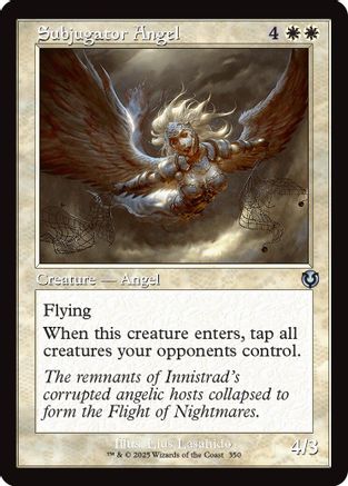 Subjugator Angel (Retro Frame) Foil (350) - Innistrad Remastered | Silver Goblin