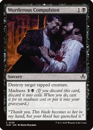 Murderous Compulsion (INR126) Foil - Innistrad Remastered | Silver Goblin