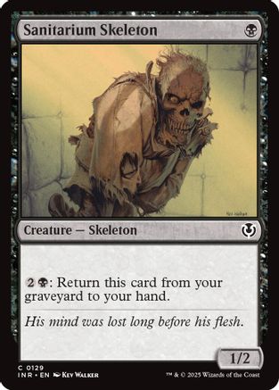 Sanitarium Skeleton (INR129) Foil - Innistrad Remastered | Silver Goblin