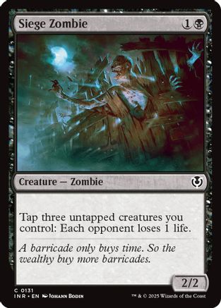 Siege Zombie (131) - Innistrad Remastered