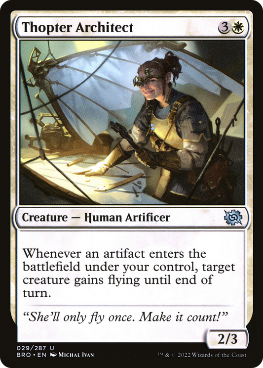 Thopter Architect [The Brothers' War] Foil