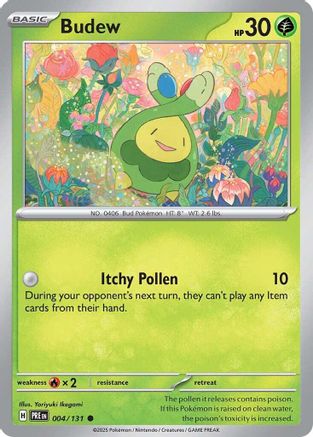 Budew (004/131) [Scarlet & Violet: Prismatic Evolutions] Reverse Holofoil