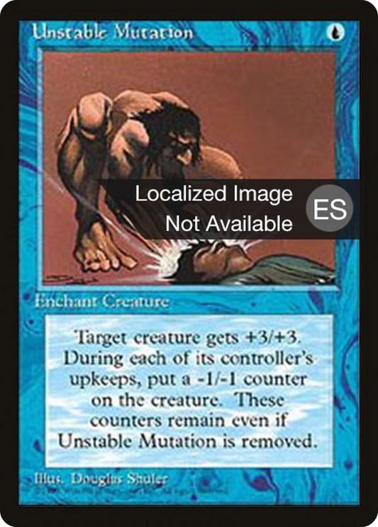 Unstable Mutation [Fourth Edition (Foreign Black Border)]