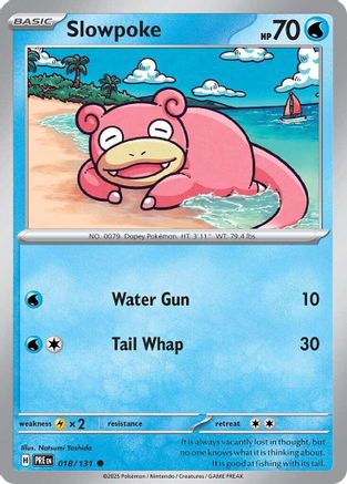 Slowpoke (18) Reverse Holofoil - Prismatic Evolutions