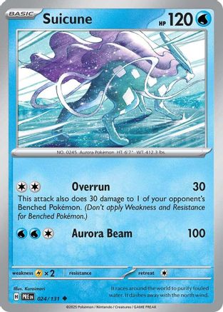 Suicune (24) - SV Prismatic Evolutions