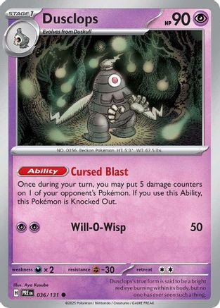 Dusclops (36) Reverse Holofoil - Prismatic Evolutions