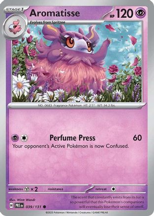 Aromatisse (39) Reverse Holofoil - Prismatic Evolutions