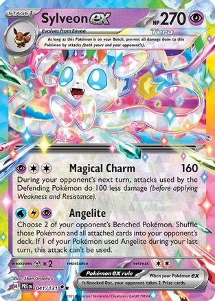 Sylveon ex (041/131) [Scarlet & Violet: Prismatic Evolutions] | Silver Goblin