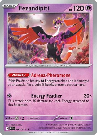 Fezandipiti (045/131) [Scarlet & Violet: Prismatic Evolutions] | Silver Goblin