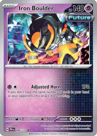 Iron Boulder (46) Holofoil - Prismatic Evolutions