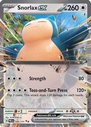 Snorlax ex (076/131) [Scarlet & Violet: Prismatic Evolutions] | Silver Goblin