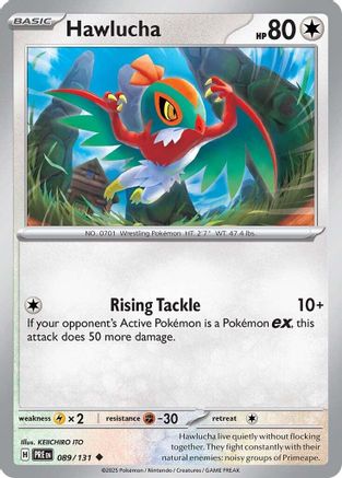 Hawlucha (089/131) [Scarlet & Violet: Prismatic Evolutions] | Silver Goblin