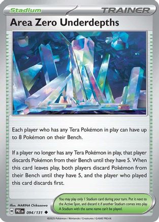 Area Zero Underdepths (094/131) [Scarlet & Violet: Prismatic Evolutions] | Silver Goblin