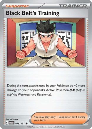 Black Belt's Training (096/131) [Scarlet & Violet: Prismatic Evolutions] | Silver Goblin