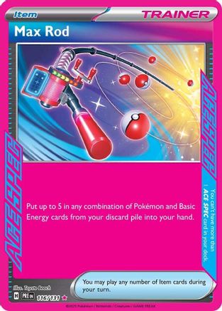 Max Rod (116) Holofoil - SV Prismatic Evolutions
