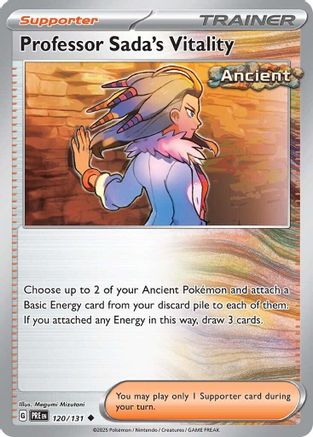 Professor Sada's Vitality (120/131) [Scarlet & Violet: Prismatic Evolutions] | Silver Goblin