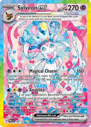 Sylveon ex (156/131) [Scarlet & Violet: Prismatic Evolutions] | Silver Goblin