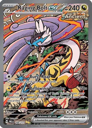 Raging Bolt ex 166 - SV Prismatic Evolutions Holofoil | Silver Goblin