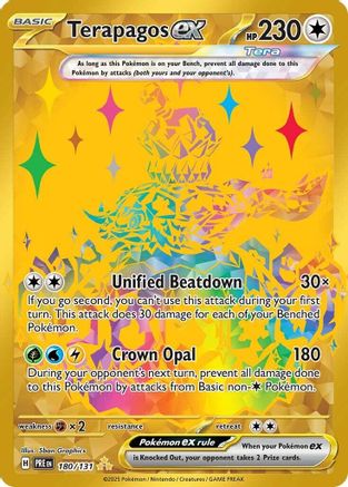 Terapagos ex (180) Holofoil - Prismatic Evolutions