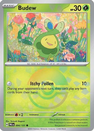 Budew (Poke Ball Pattern) (4) Holofoil - SV Prismatic Evolutions