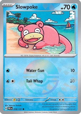 Slowpoke (Poke Ball Pattern) (18) Holofoil - Prismatic Evolutions