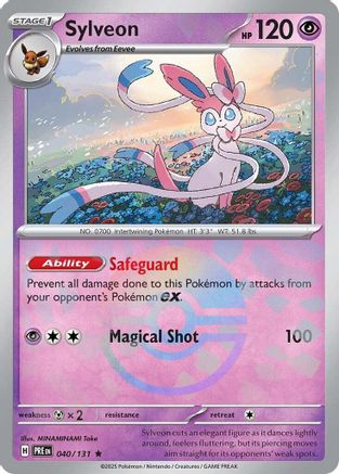 Sylveon (040/131) (Poke Ball Pattern) [Scarlet & Violet: Prismatic Evolutions] | Silver Goblin