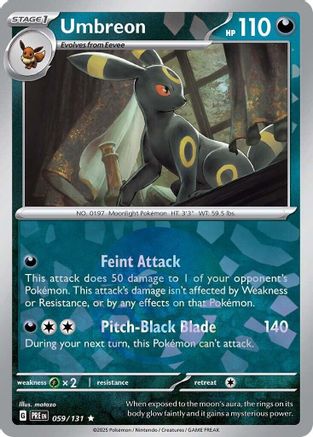 Umbreon (059/131) (Poke Ball Pattern) [Scarlet & Violet: Prismatic Evolutions] | Silver Goblin