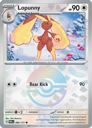 Lopunny (Poke Ball Pattern) (84) Holofoil - Prismatic Evolutions