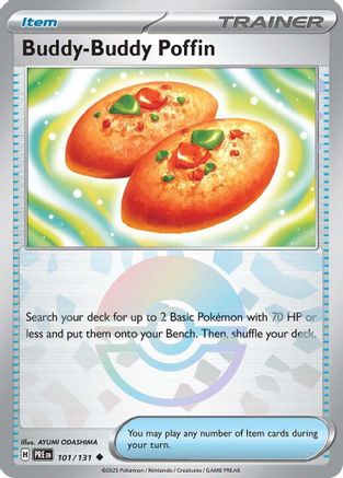 Buddy-Buddy Poffin (Poke Ball Pattern) (101) Holofoil - SV Prismatic Evolutions