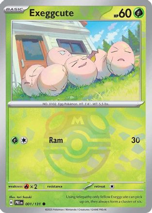 Exeggcute (Master Ball Pattern) (1) Holofoil - Prismatic Evolutions