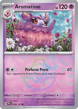 Aromatisse (039/131) (Master Ball Pattern) [Scarlet & Violet: Prismatic Evolutions] | Silver Goblin