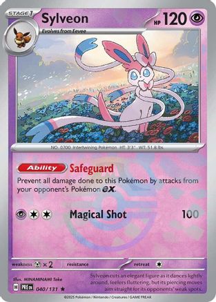 Sylveon (Master Ball Pattern) (40) Holofoil - Prismatic Evolutions