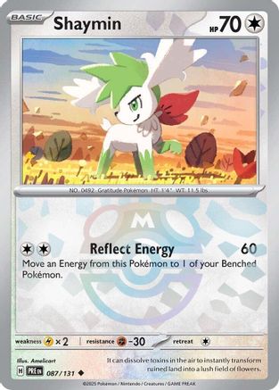 Shaymin (Master Ball Pattern) (87) Holofoil - Prismatic Evolutions