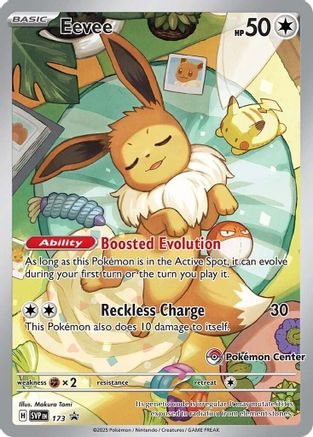 Eevee (173) (Pokemon Center Exclusive) [Scarlet & Violet: Black Star Promos] | Silver Goblin