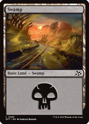 Swamp (0283) Foil (283) - Aetherdrift | Silver Goblin