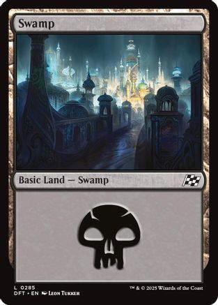 Swamp (0285) Foil (285) - Aetherdrift | Silver Goblin