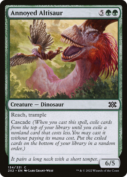 Annoyed Altisaur [Double Masters 2022] Foil