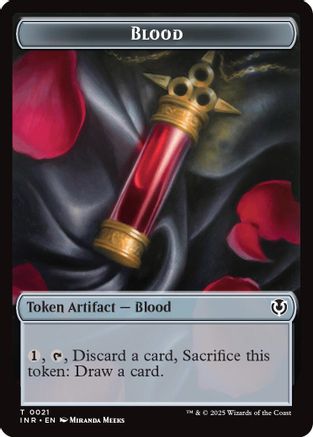 Blood // Clue Double-Sided Token [Innistrad Remastered Tokens] | Silver Goblin