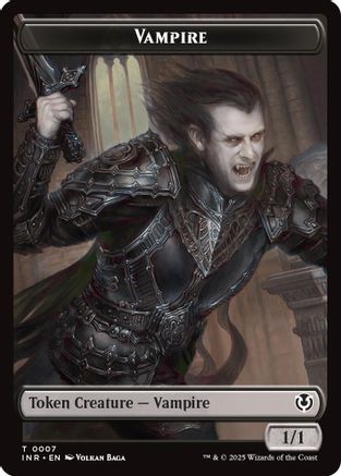 Vampire (0007) // Vampire (0008) Double-Sided Token (INR7 // 8) Foil - Innistrad Remastered | Silver Goblin