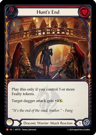 Hunt's End (HNT101) Rainbow Foil - The Hunted