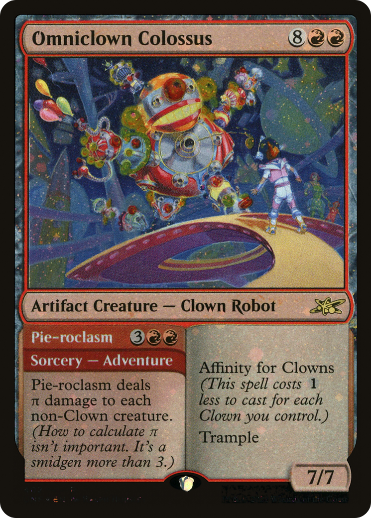 Omniclown Colossus (Galaxy Foil) (402) Foil - Unfinity