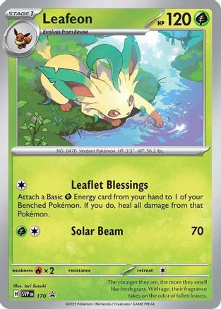 Leafeon - 170 (170) Holofoil - SV Scarlet & Violet Promo Cards