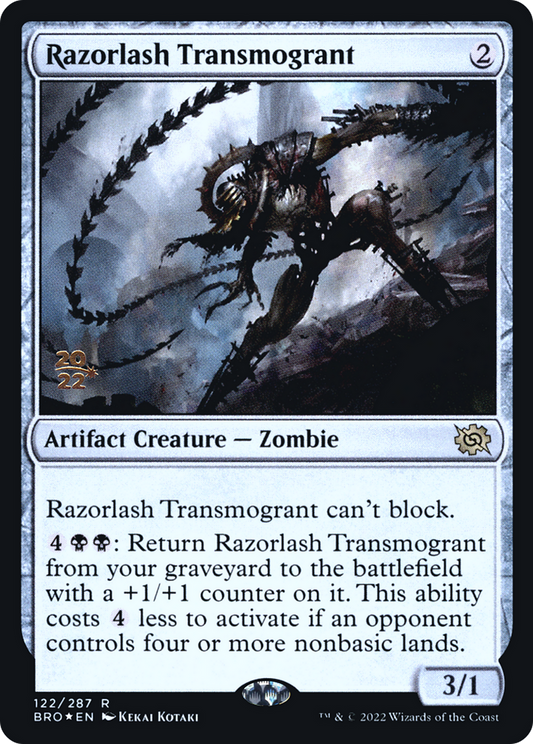 Razorlash Transmogrant [The Brothers' War Prerelease Promos]