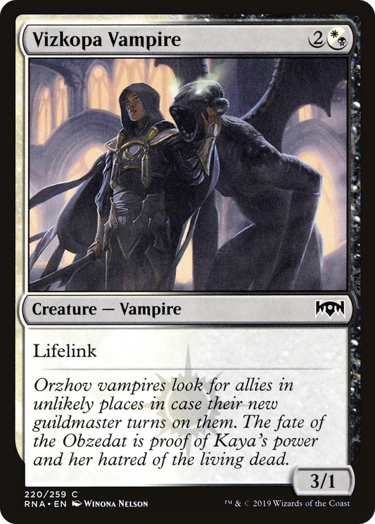Vizkopa Vampire [Ravnica Allegiance] Foil